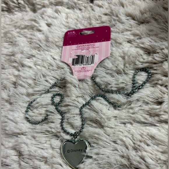 Disney Princess Girls Necklace with Opening Heart Locket 16" Long New with Tags - Picture 5 of 5